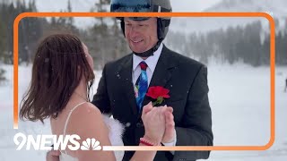 115 Couples Get Married in Mountaintop Ceremony at Loveland Ski Area