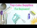 Top Cake Supplies For Beginners |  Cake decorating for beginners | Thalias Cakes