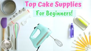 Top Cake Supplies For Beginners |  Cake decorating for beginners | Thalias Cakes