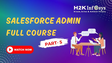 Advanced Salesforce Admin Class Part 5 | H2KInfosys