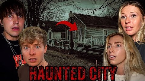 Sam and Colby TRAPPED 20 YouTubers In a HAUNTED Town.. | Billie Creek Village |