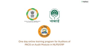 One day online training program for Auditors of PACS on Audit Module in NLPS/ERP