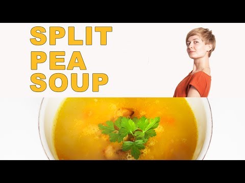 Ukrainian split pea soup