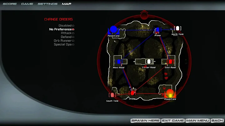 Unreal Tournament 3 spawn selection