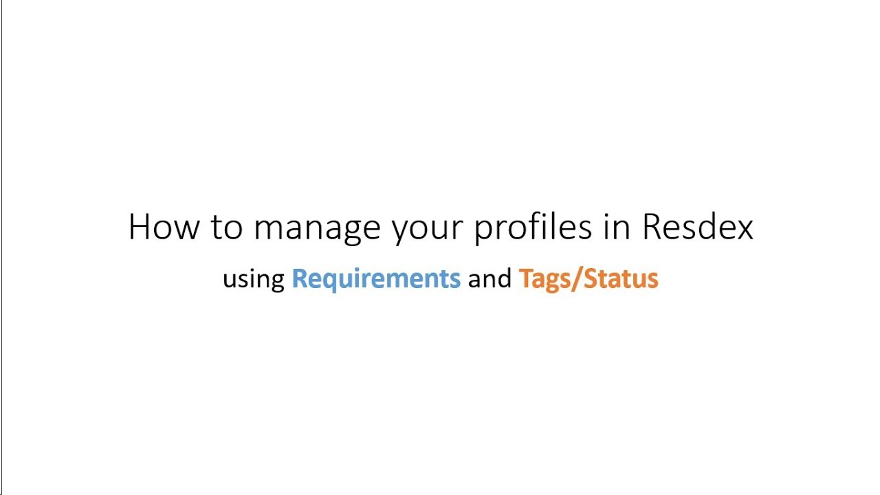 Manage Candidate Profiles Easily In Naukri Resdex Youtube