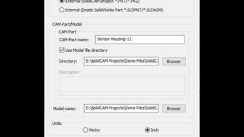 SolidCAM - Internal mode to External mode