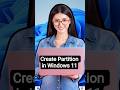 How To Create Partition In Windows 11 PC Or Laptop Partition Hard Drives Create New Drive mp3