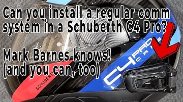 Installing the Cardo PackTalk system in a Schuberth C4 Pro helmet