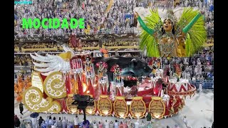 Mocidade 2020. Desfile. Carnaval in Rio de Janeiro