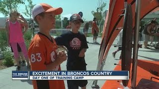 Excitement in Broncos Country as Training Camp Day 1 begins