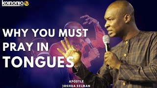 WHY YOU SHOULD PRAY IN TONGUES - Apostle Joshua Selman