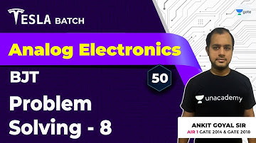 Problems from Analog Electronics | BJT | Lec 50 | Analog Electronics | GATE 2021 Exam