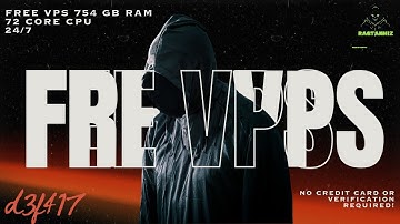 🎉 Get 16GB RAM & 4 CPU Cores on a VPS for FREE! No Credit Card or Verification Needed! 🚀