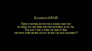 eQuip - Ecclesiastes 2;24 25