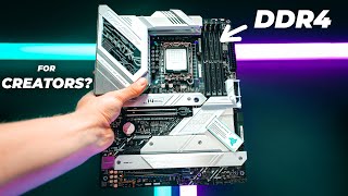 BEST DDR4 motherboard for Z690!? - ASUS ROG Z690 Strix Gaming Wifi D4 Overview #creators