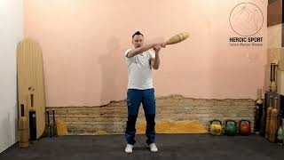 The Ace of clubs |  Advanced hand to hand club swinging exercises | Video 13/21