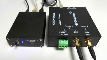 SDRplay RSPduo: Low noise shortwave reception in combination with USB noise filter FX-AUDIO-PGN II