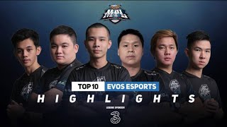 TOP 10 HIGHLIGHTS EVOS ESPORT | MLBB INDONESIA