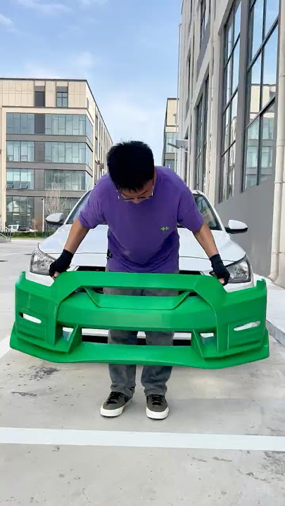 Printing a GT-R bumper with Dowell3d printer#3dprinter #dowell3d #bumper