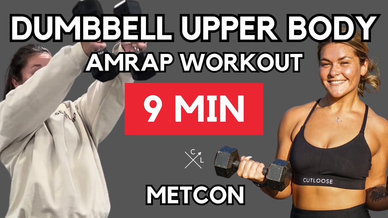10 MIN UPPER BODY WORKOUT (Dumbbells) YouTube