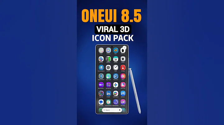 Samsung One UI 8.5 Just Got CRAZY 😱 3D Icons Setup!