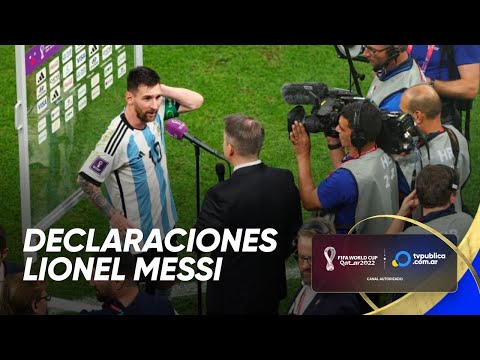 Messi: "Tenemos todas finales, no podemos errar" - Argentina 2-0 México - Qatar 2022