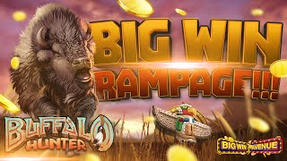 🦌🦒  RAMPAGE 🐆 🦏 ULTRA BIG WIN AT 🐃 BUFFALO HUNTER 🏹 BY NOLIMIT CITY | 🎲 B.W. AVENUE 💰 screenshot 3