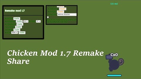 MooMoo.io - Sharing Chicken Mod 1.7 Remake