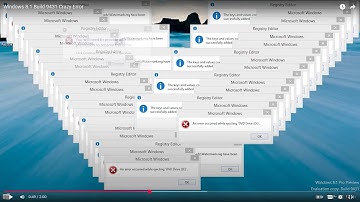 Windows 8.1 Build 9431 Crazy Error