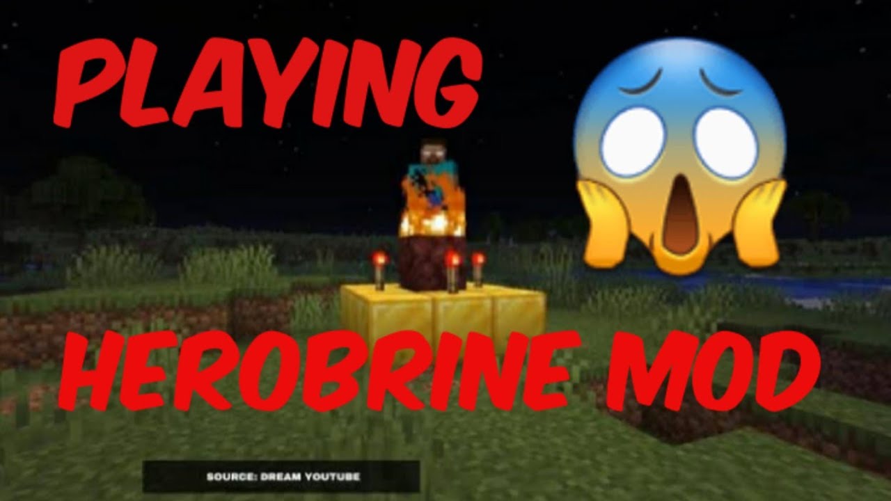 Playing HEROBRINE MOD ||Mizo||minecraft