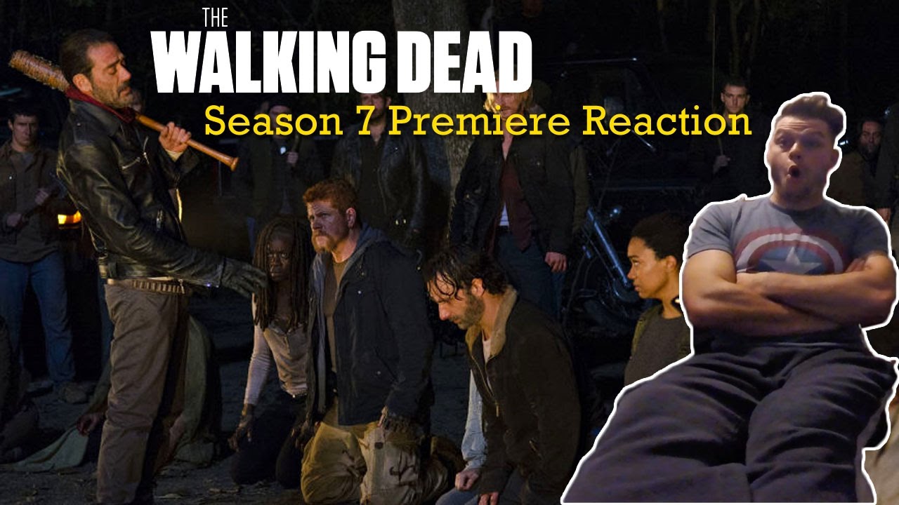 The Walking Dead Season 7 Premiere Deaths REACTION - YouTube