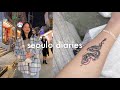 new tattoo in korea, pushing myself and fortune reading ✨seoulo diaries ep 10