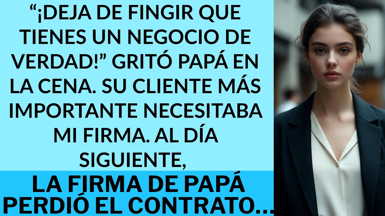 En la cena familiar, papá dijo que solo “jugaba con computadoras”… y luego su cliente me llamó CEO