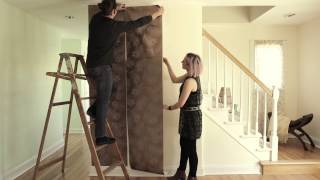 貼ってはがせる壁紙・テンペーパー