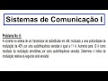 Como determinar o o índice de modulação senoidal de um transmissor de radiodifusão em AM