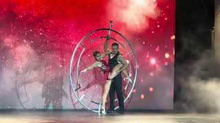 Cabaret Act Perch Ring Balance Tropical Duo