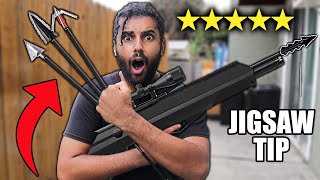 I Bought ALL The ARROW BROADHEADS On AMAZON!!! (AIRBOW) *DARK WEB HARPOON ARROWHEAD*