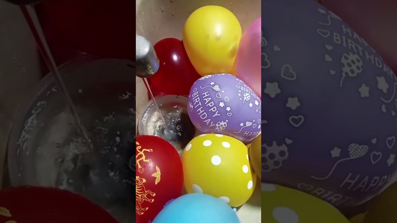 Most Relaxing Balloon Water Burst ASMR 