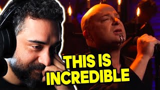 FIRST EVER Reaction to DISTURBED - The Sound of Silence [LIVE on Conan]