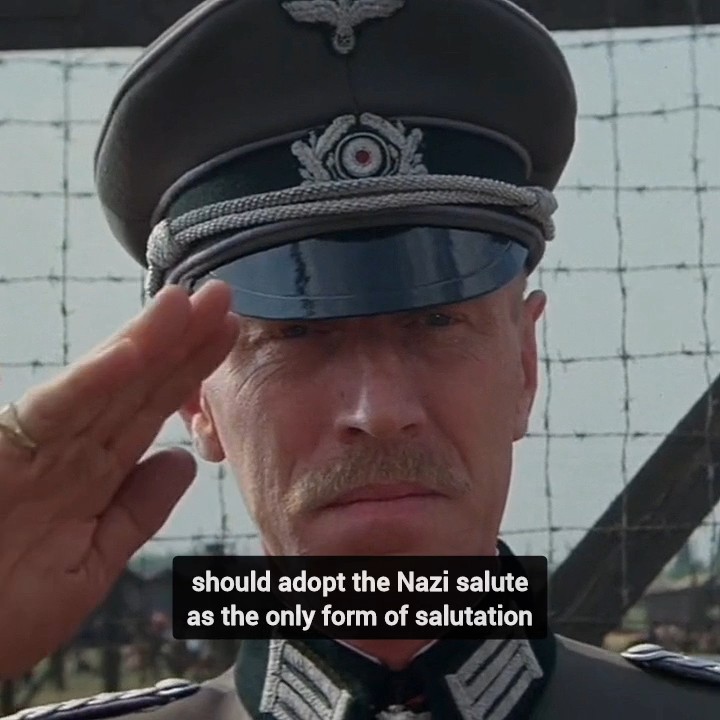 How German Salutes Are Correctly Shown in the Film VICTORY - #shorts #short