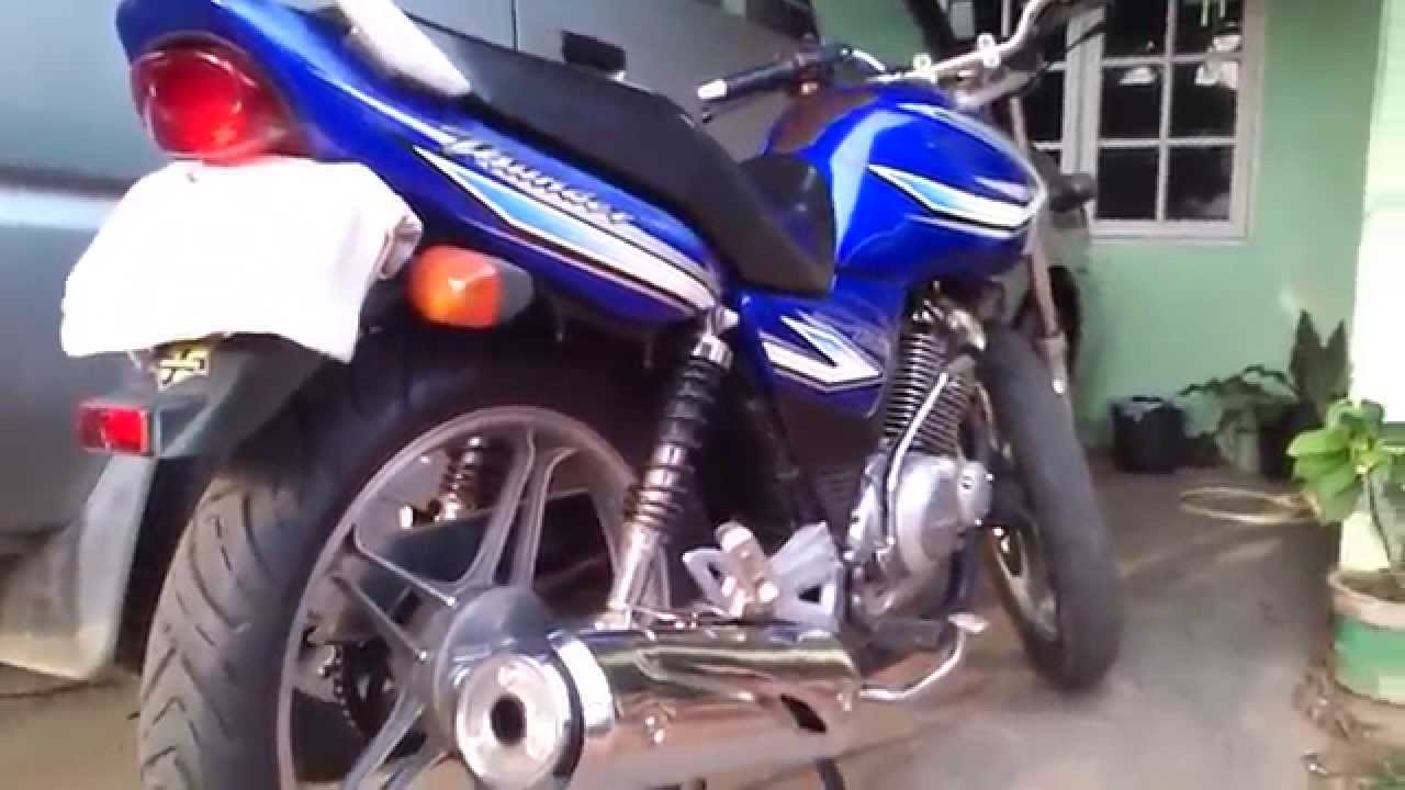 Suzuki Thunder 125 Knalpot Tirev EN125 YouTube