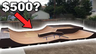 Самый дешевый скейтпарк на заднем дворе, который вы можете купить!