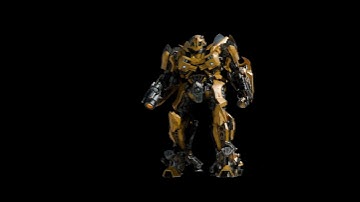 bumblebee walking #blender #animation #transformers