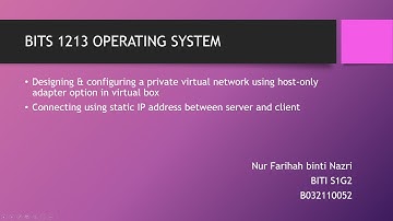 BITS 1213 Operating System Progress 1