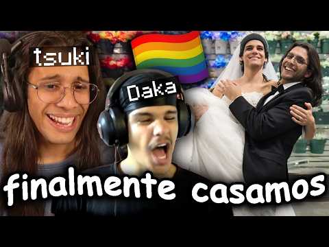 o dia que nos CASAMOS!!! ( eu e o daka ;-;)