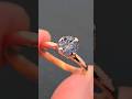 Raw rough natural sapphire gemstone solitaire ring in rose gold from my raw uncut gem collection