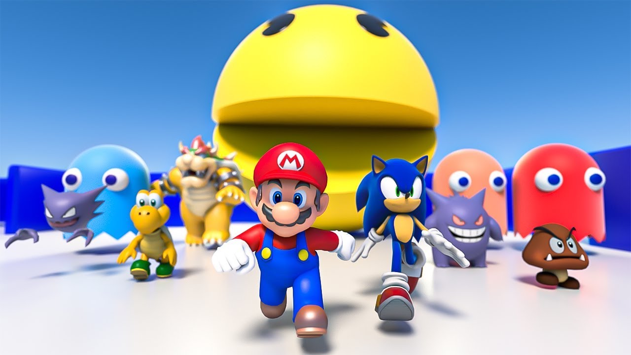 Pacman, Sonic, Super Mario and more 