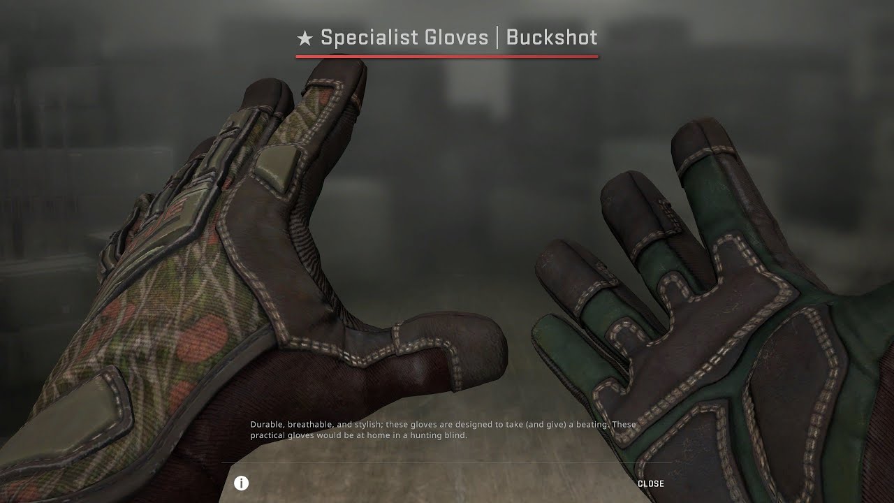 Specialist Gloves Buckshot Skin Kombinationen YouTube