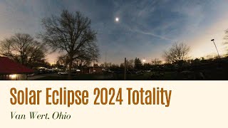 Solar Eclipse Totality in Van Wert, Ohio (360 view)