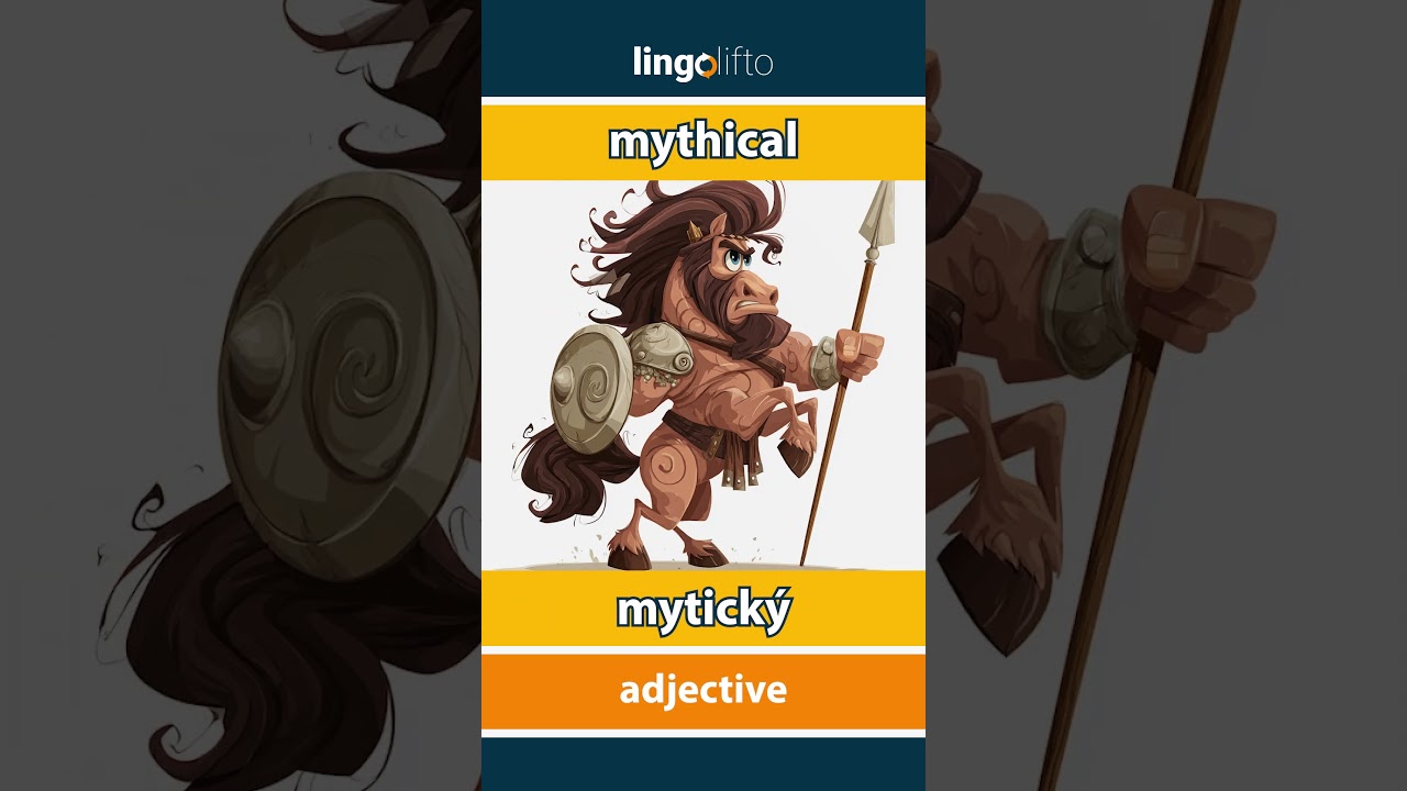 🇬🇧🇨🇿 mythical - mytický : learn English : učme se anglicky : vocabulary builder